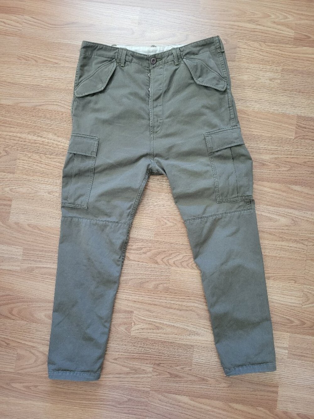 Citizens of Humanity Surplus Cargo Pants Size 26 Olive Green Utility Pants - Picture 2 of 12